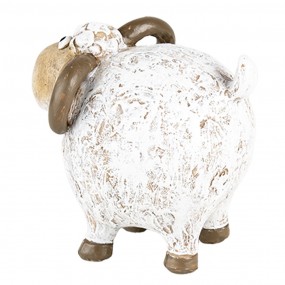 26PR5274 Decorative Figurine Sheep 9x7x8 cm White Plastic