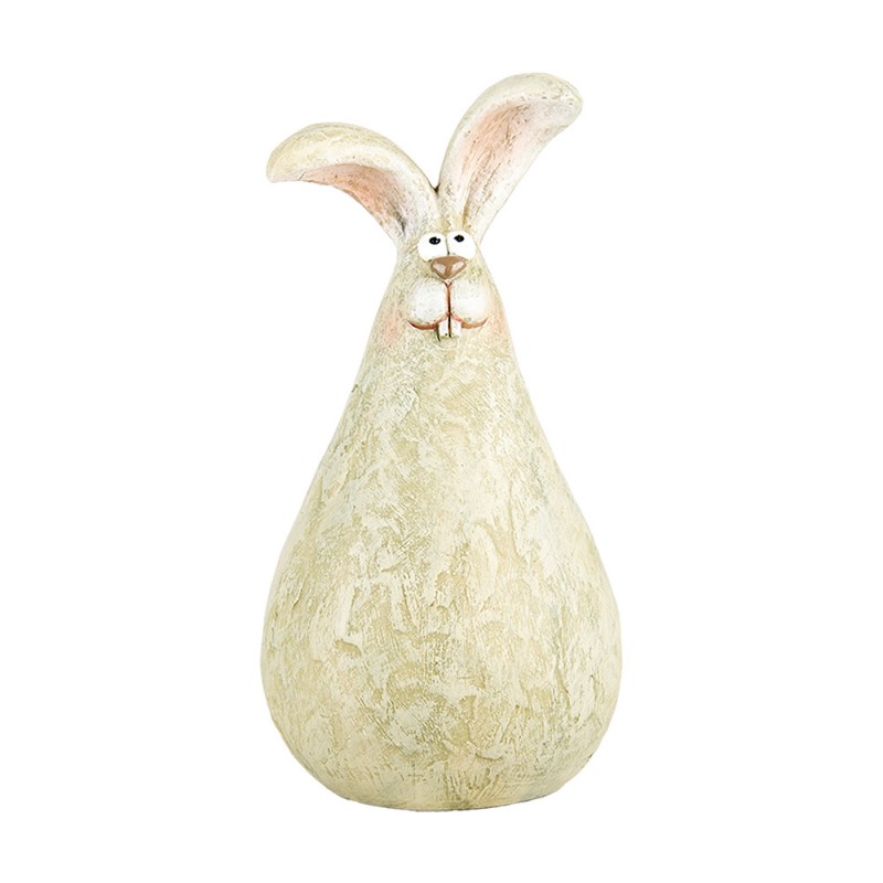 6PR5278 Figurine décorative Lapin Ø 9x16 cm Vert Plastique