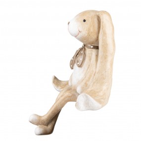 26PR5279 Decorative Figurine Rabbit 20x13x24 cm Brown Plastic