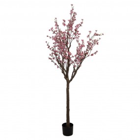 25PL0143 Artificial Cherry Blossom 185 cm Pink Plastic