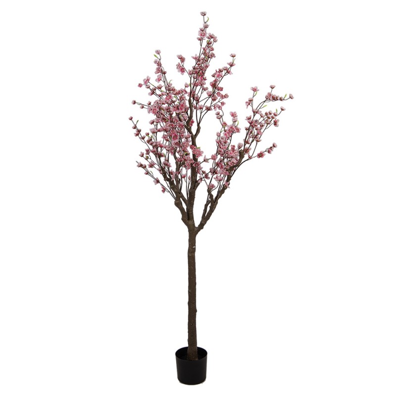 5PL0143 Fiore di ciliegio artificiale 185 cm Rosa Plastica