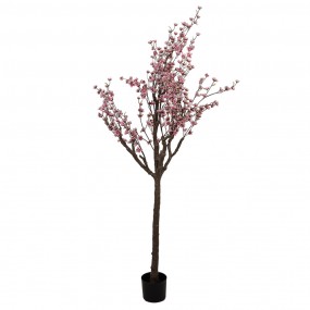 25PL0143 Fiore di ciliegio artificiale 185 cm Rosa Plastica