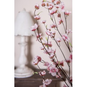 25PL0143 Artificial Cherry Blossom 185 cm Pink Plastic