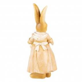 26PR5233 Figurine décorative Lapin 26 cm Marron Plastique