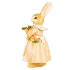 26PR5234 Figurine décorative Lapin 20 cm Marron Plastique