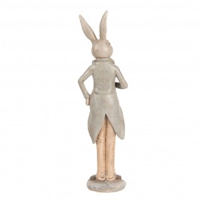 26PR5239 Figurine décorative Lapin 24 cm Beige Plastique