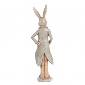 26PR5240 Figurine décorative Lapin 17 cm Beige Plastique