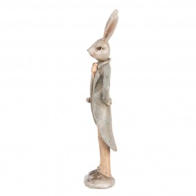 26PR5240 Decorative Figurine Rabbit 17 cm Beige Plastic