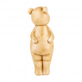 26PR5272 Decorative Figurine Bear 18 cm Beige Plastic