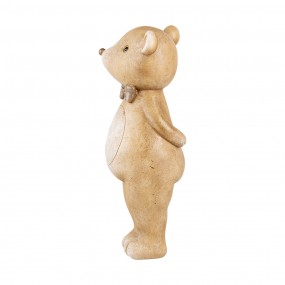 26PR5272 Decorative Figurine Bear 18 cm Beige Plastic