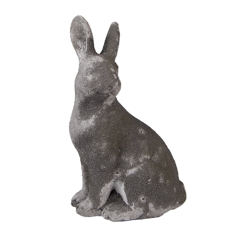 6TE0565 Dekorationsfigur Kaninchen 23 cm Grau Stein 6TE0565 Dekorationsfigur Kaninchen 23 cm Grau Stein