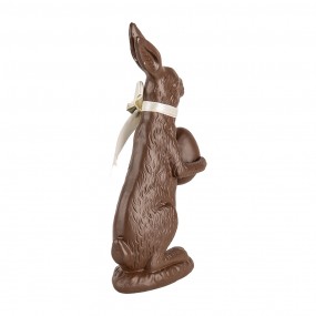 26PR5205 Decoratie Beeld Konijn 20 cm Bruin Kunststof