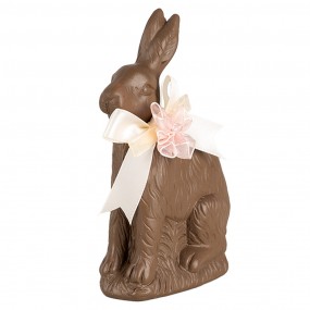 26PR5203 Dekorationsfigur Kaninchen 13 cm Braun Kunststoff