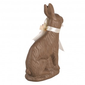 26PR5203 Dekorationsfigur Kaninchen 13 cm Braun Kunststoff