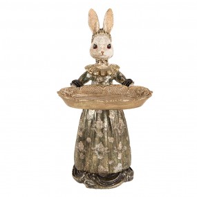 26PR5137 Decorative Figurine Rabbit 29 cm Beige Plastic