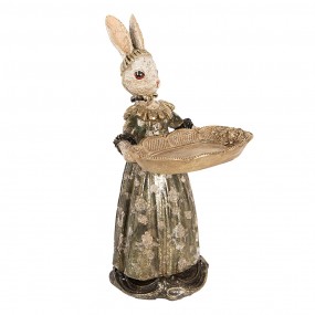 26PR5137 Figurine décorative Lapin 29 cm Beige Plastique