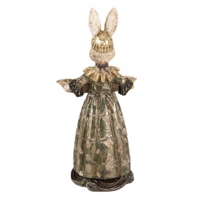 26PR5137 Figurine décorative Lapin 29 cm Beige Plastique