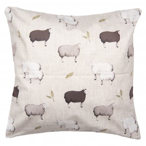 2NSF22 Kussenhoes 45x45 cm Beige Polyester Schaap