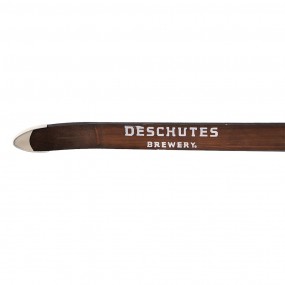 25H0723 Decoration Ski 7x15x140 cm Brown Wood Metal