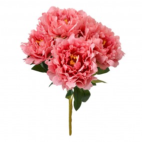 26PL0374 Fleur artificielle 40 cm Rose Plastique