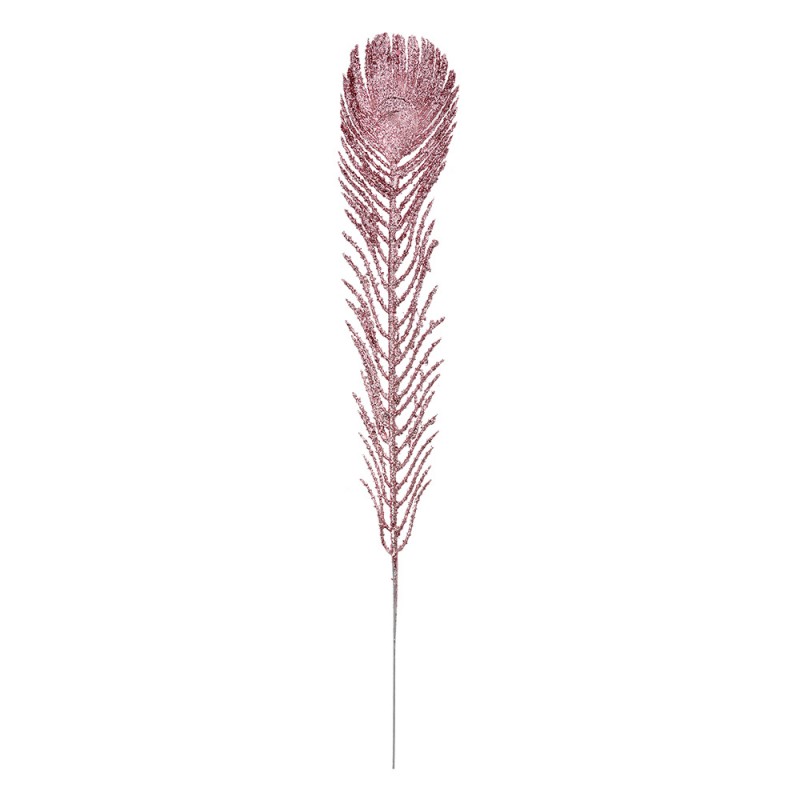 66161P Decoratie Veer 7x42 cm Roze Kunststof 66161P Decoratie Veer 7x42 cm Roze Kunststof