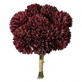 26PL0395BU Fiore artificiale 32 cm Rosso Plastica