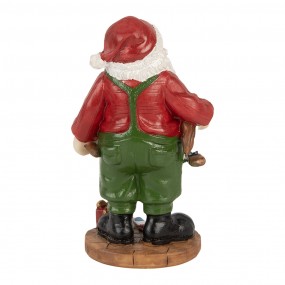 26PR5724 Weihnachtsdekorationsfigur Weihnachtsmann 8x6x13 cm Rot Kunststoff