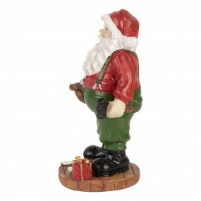 26PR5724 Figure de Noël Père Noël 8x6x13 cm Rouge Plastique