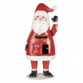 26Y5853 Weihnachtsdekoration Briefkasten 16x14x35 cm Rot Metall