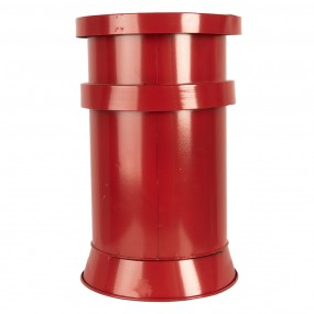 26Y5856 Christmas Decoration Mailbox Ø 24x38 cm Red Metal