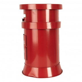 26Y5856 Christmas Decoration Mailbox Ø 24x38 cm Red Metal