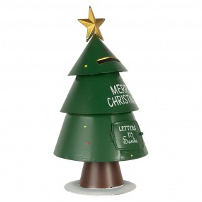 26Y5860 Weihnachtsdekoration Briefkasten Ø 18x35 cm Grün Metall