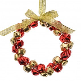 266201 Ornamento Natalizio Ø 11 cm Rosso Metallo