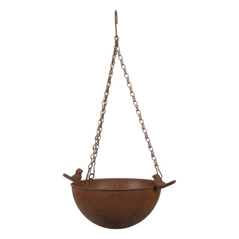 6Y5793 Bac à nourriture pour oiseaux Ø 13x21x14/50 cm Marron Métal 6Y5793 Bac à nourriture pour oiseaux Ø 13x21x14/50 cm Marron Métal