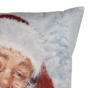 2KT021.406 Housse de coussin 45x45 cm Gris Polyester Père Noël