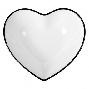26CEBO0208 Ciotola 300 ml Bianco Ceramica A forma di cuore