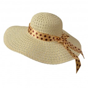 JZHA0122 Hoed Beige Papierstro