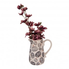 26CECSP0002M Decoration can 16x12x18 cm Beige Grey Ceramic Pumpkin