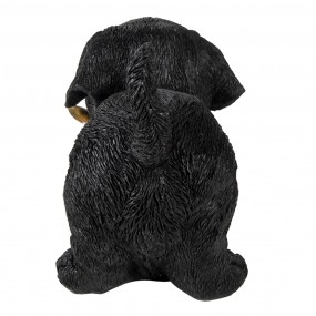 26PR3359 Figurine Dog 20x8x11 cm Black Polyresin Home Accessories