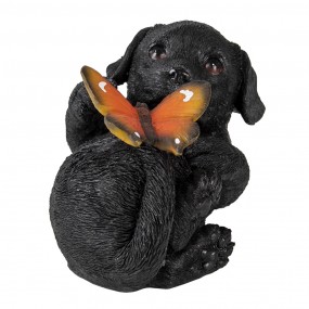 26PR3362 Figurine Dog 14x9x10 cm Black Polyresin Home Accessories