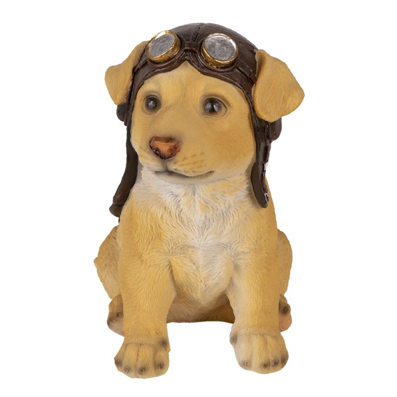 6PR3368 Figurine Dog 14x10x16 cm Brown Polyresin Home Accessories