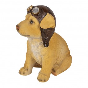 26PR3368 Figurine Dog 14x10x16 cm Brown Polyresin Home Accessories