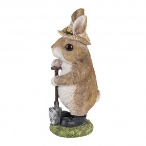 26PR3373 Figurine Rabbit 9x8x22 cm Brown Polyresin Home Accessories