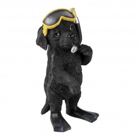 26PR3374 Figurine Dog 11x11x23 cm Black Polyresin Home Accessories