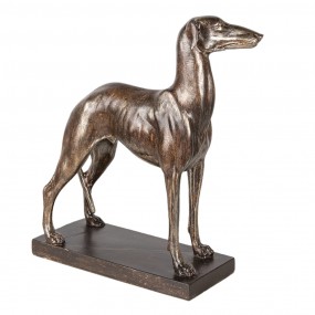 26PR3397 Figurine Dog 27x11x31 cm Copper colored Brown Polyresin Home Accessories