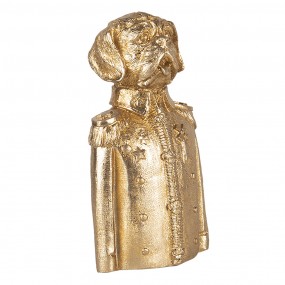 26PR3451 Statuetta Cane 8x6x15 cm Color oro Poliresina Accessori per la casa