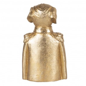 26PR3451 Statuetta Cane 8x6x15 cm Color oro Poliresina Accessori per la casa