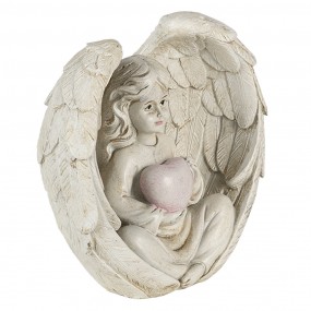 26PR4708 Figurine Angel (2) 10x6x10 cm Beige Polyresin Home Accessories