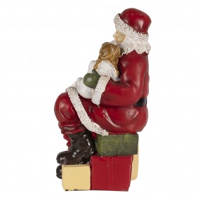 26PR4720 Figurine Santa Claus 9x9x18 cm Red Polyresin Christmas Decoration
