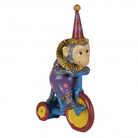 26PR4731 Figurine Monkey 18x11x20 cm Purple Polyresin Home Accessories